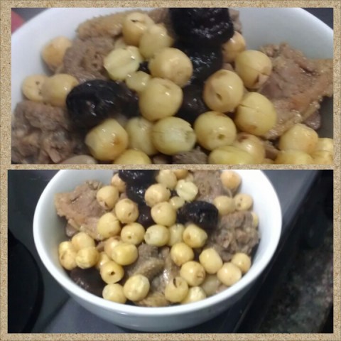 Ngan hầm hạt sen, nấm đông cô