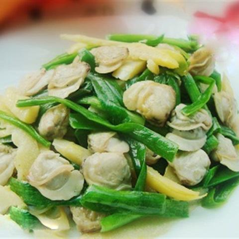 Cách làm ngao xào hành boa rô