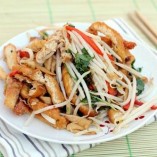 Ngày rằm ăn chay ngon với món đậu phụ xào giá đỗ