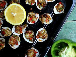 Nghêu đút lò kiểu Mỹ