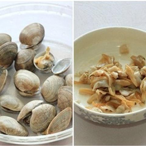 Cách làm nghêu hấp trứng