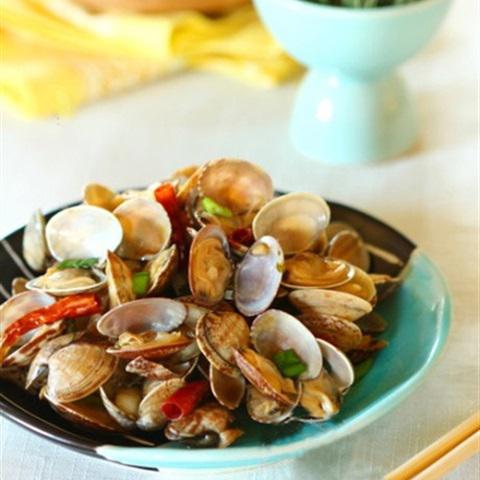 Cách làm nghêu xào gừng