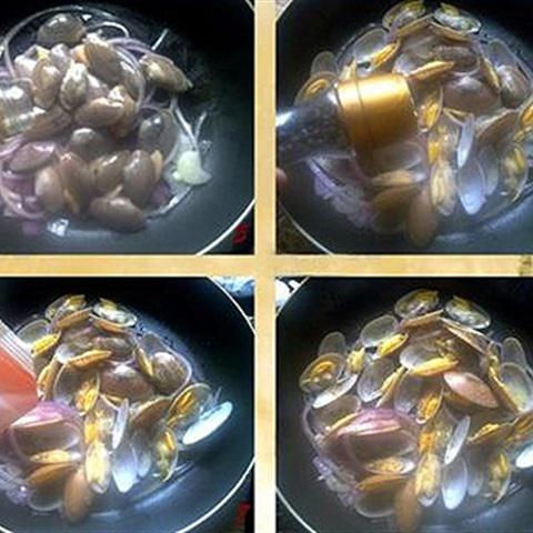 Cách làm nghêu xào hành tây