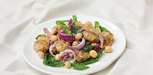 Nghêu xào mayonnaise húng quế