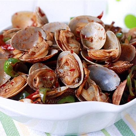 Cách làm nghêu xào ớt