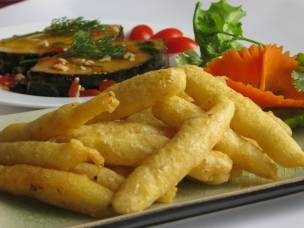 Ngô bao tử chiên mè