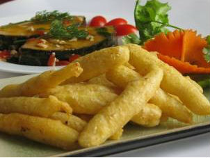 Ngô bao tử chiên mè