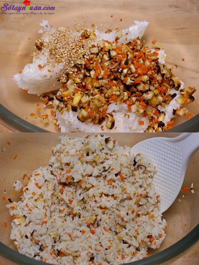 Ngộ nghĩnh cơm viên nắm tay Jumeok Bap của xứ sở kim chi