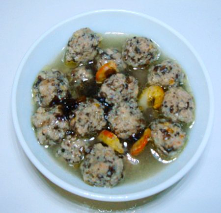 Ngon bổ: Thịt viên tôm rong biển