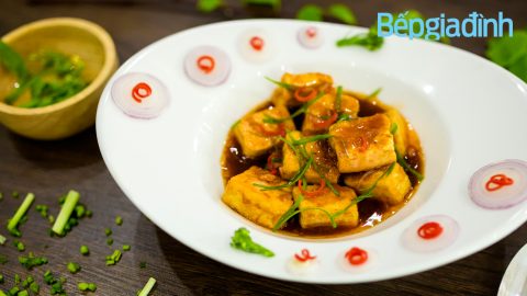 Ngon dẻo món bánh đúc khoai môn