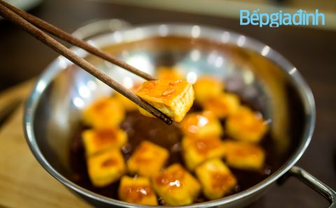 Ngon dẻo món bánh đúc khoai môn