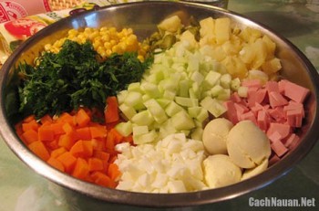 Ngon miệng, đơn giản, hấp dẫn với món đậu phụ chiên ngũ sắc