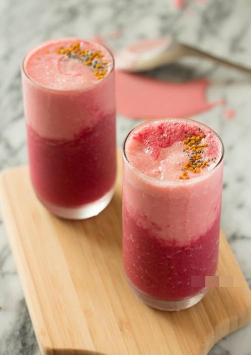 Ngon ngây ngất thạch dâu tây ba lớp đẹp mắt