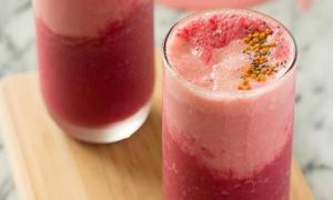 Ngon ngây ngất thạch dâu tây ba lớp đẹp mắt