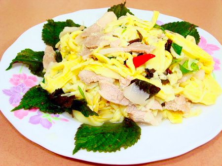 Ngon và lạ: Nộm măng 1 nắng