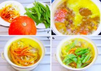 Ngọt mát: Canh bí đỏ nấu nấm
