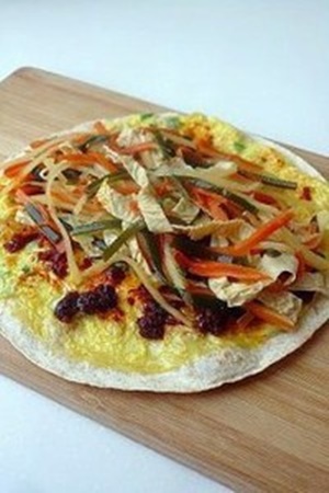 Ngọt ngào cùng kem vani bánh mỳ phủ táo caramen