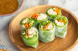 Ngọt ngào cùng kem vani bánh mỳ phủ táo caramen