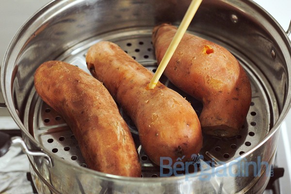 Ngọt ngon với món khoai lang sấy dẻo