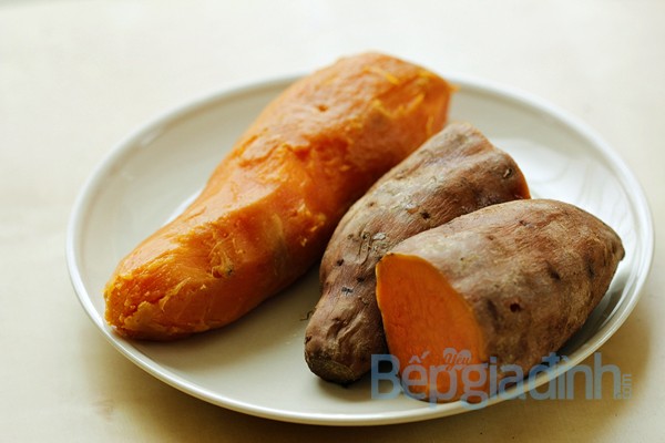 Ngọt ngon với món khoai lang sấy dẻo