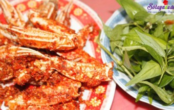 Nhâm nhi càng ghẹ rang muối ớt