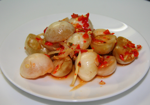 Những điều thú vị với cách muối cà pháo chua ngọt