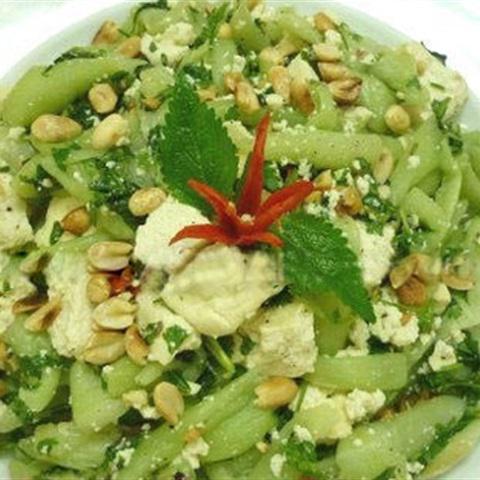 Cách làm nộm bạc hà đậu hũ non