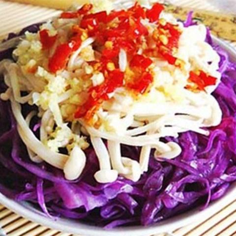 Cách làm nộm bắp cải tím