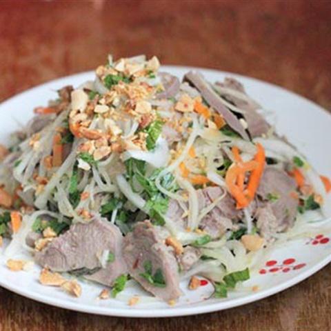 Cách làm nộm lưỡi heo