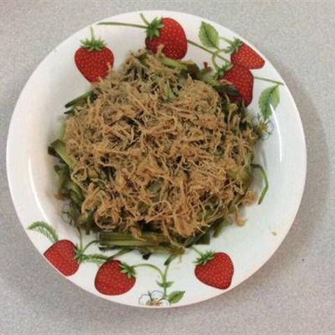 Cách làm nộm rau cần chà bông