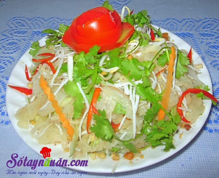 Nộm sứa giòn giòn chua ngọt