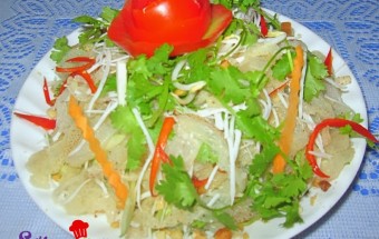Nộm sứa giòn giòn chua ngọt