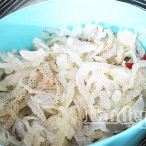 Cách làm nộm sứa xoài xanh