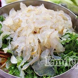 Cách làm nộm sứa xoài xanh