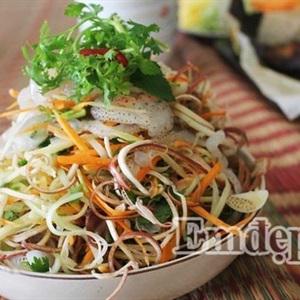 Cách làm nộm sứa xoài xanh