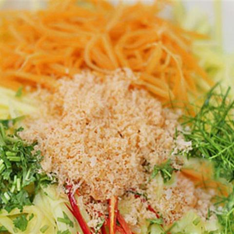 Cách làm nộm tôm khô xoài