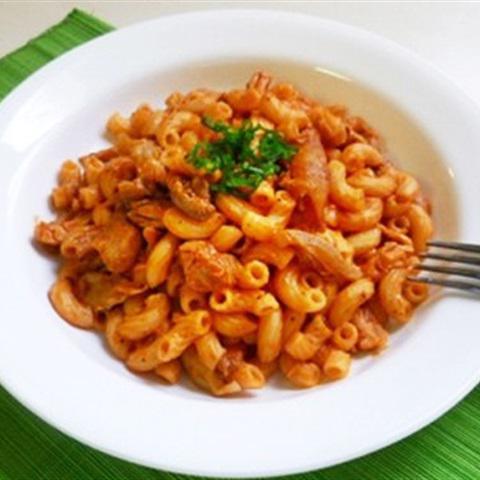 Cách làm nui gà sốt cà chua