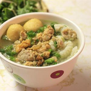 Cách làm nui gạo nấu mọc tôm