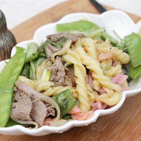 Cách làm nui gạo xào thịt bò