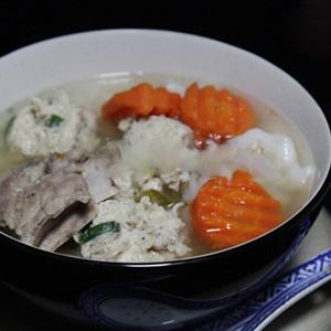 Cách làm nui nấu thịt viên