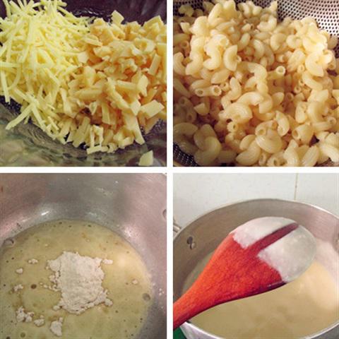 Cách làm nui nướng phô mai