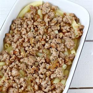 Cách làm nui thịt bằm đút lò