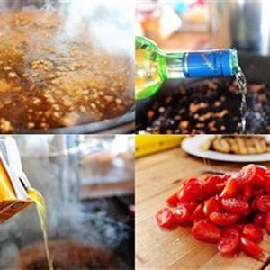 Các làm nui xào thịt gà