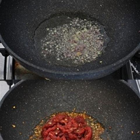 Cách làm nui xào với thịt bò