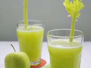 Nước ép cần tây, táo