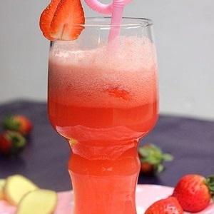 Cách làm nước ép dâu gừng