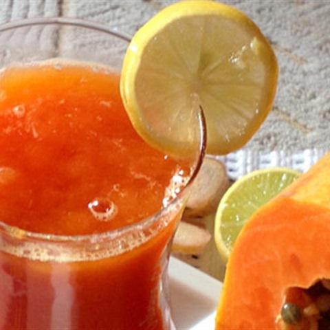 Cách làm nướp ép đu đủ mật ong