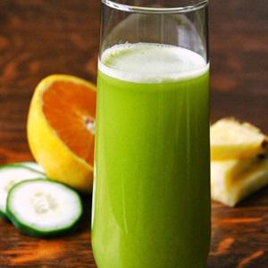 Cách làm nước ép thơm và dưa leo