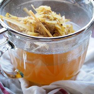 Cách làm nước gừng sả tươi