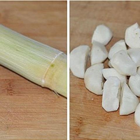 Cách làm nước mía nấu củ năng